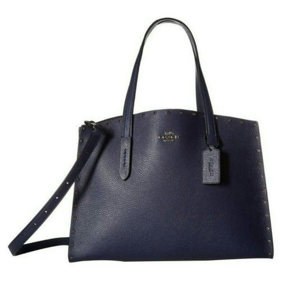 Coach Carryall Crystal Border Rivets tote